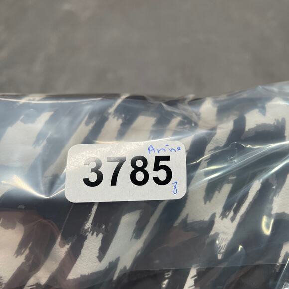 Anine Bing Aiden Shirt Womens Small Houndstooth Black White Pajama Style - Picture 7 of 9